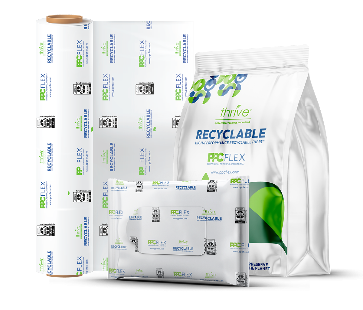 HPR Recyclable Packaging Mockup